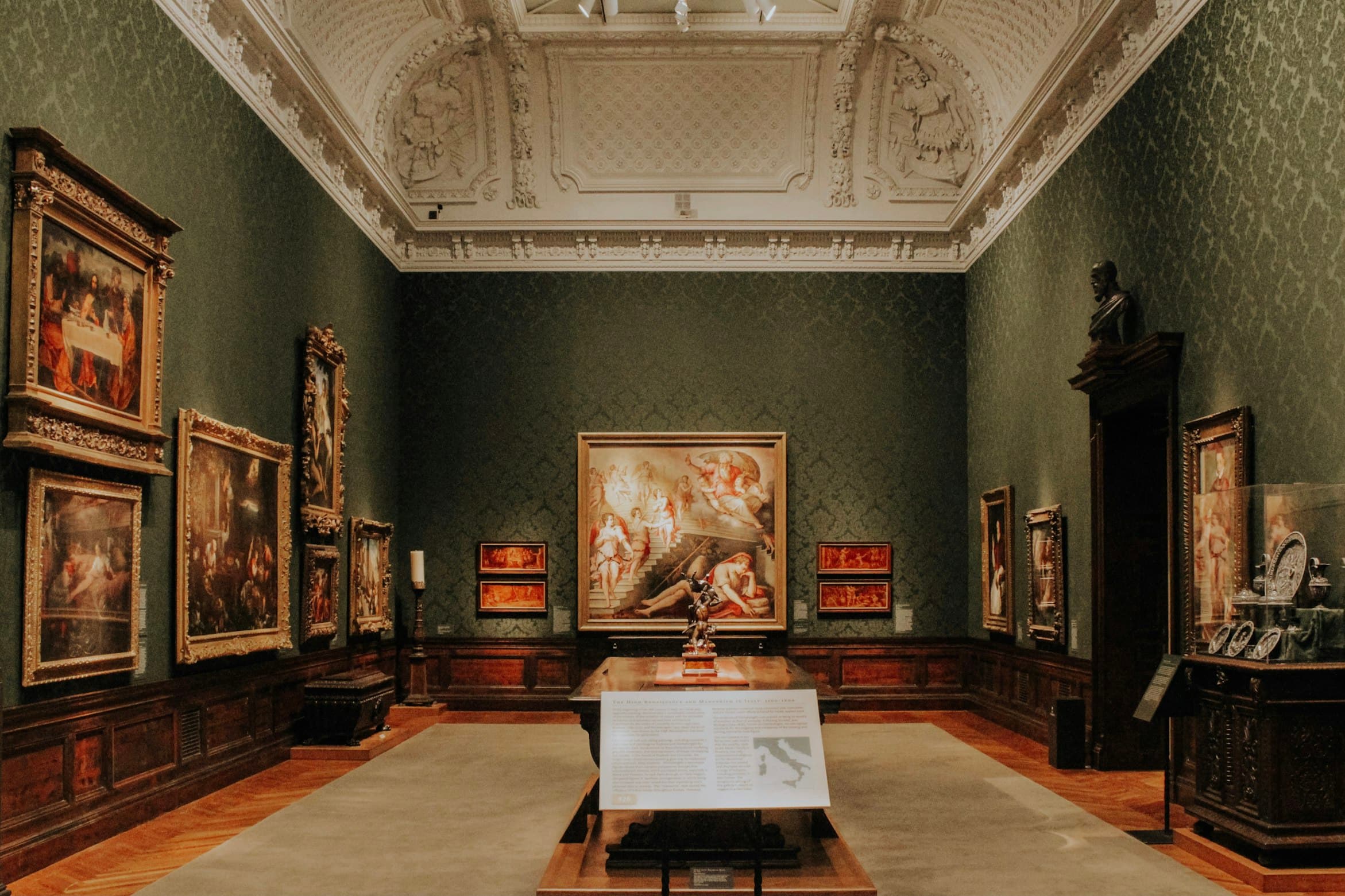 Art gallery interior